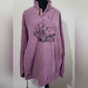 Unisex Sansegal Golden Retriever Hoodie Size XL